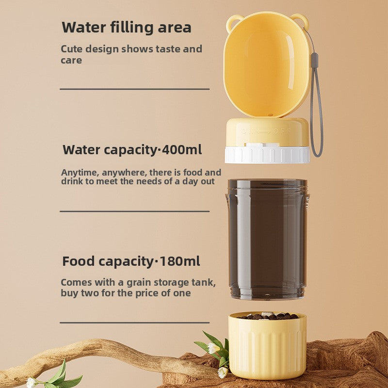Portable Pet Water and Food Cup