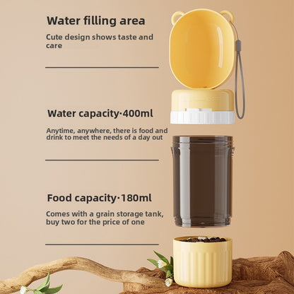 Portable Pet Water and Food Cup