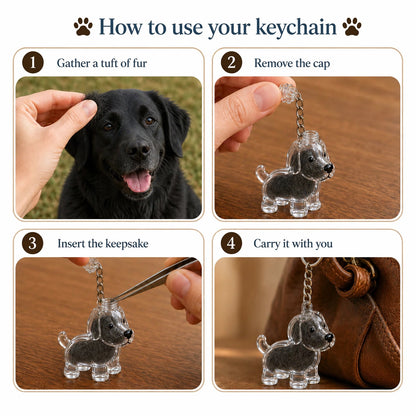Pet Keepsake Keychain